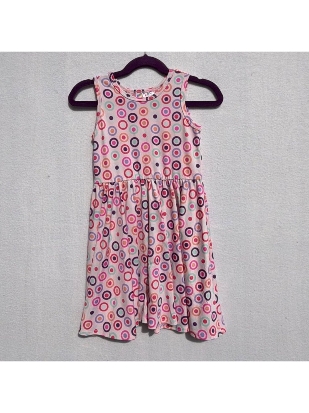 Dotdotsmile Dress Size 3/4 Multi Color Circles New With Tags